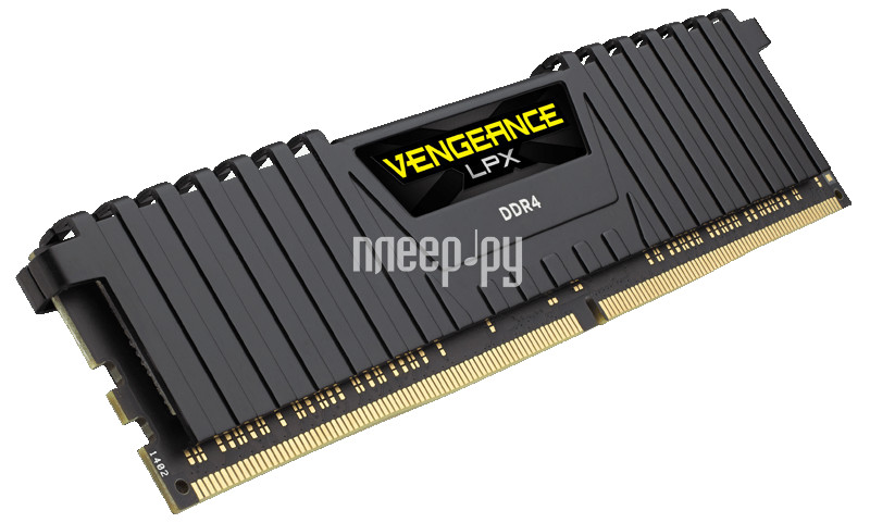   Corsair Vengeance LPX DDR4 DIMM 3200MHz PC4-25600 CL16 - 32Gb KIT (4x8Gb) CMK32GX4M4B3200C16  22530 