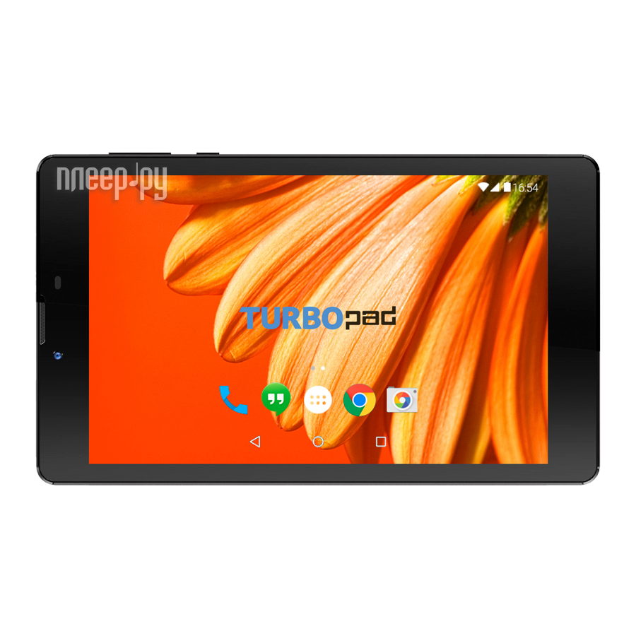  TurboPad 724 Black (Spreadtrum SC7731 1.3 GHz / 1024Mb / 8Gb / Wi-Fi / 3G / Bluetooth / GPS / Cam / 7.0 / 1280x800 / Android)  3514 