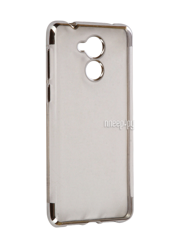   Huawei Honor 6C iBox Blaze Silicone Silver frame 