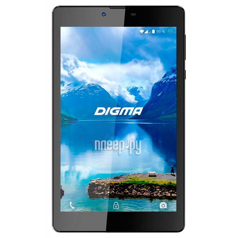  Digma Optima 7011D 4G Black (Spreadtrum SC9832 1.3 GHz / 1024Mb / 8Gb / Wi-Fi / 3G / 4G / Bluetooth / GPS / Cam / 7.0 / 1280x800 / Android) 