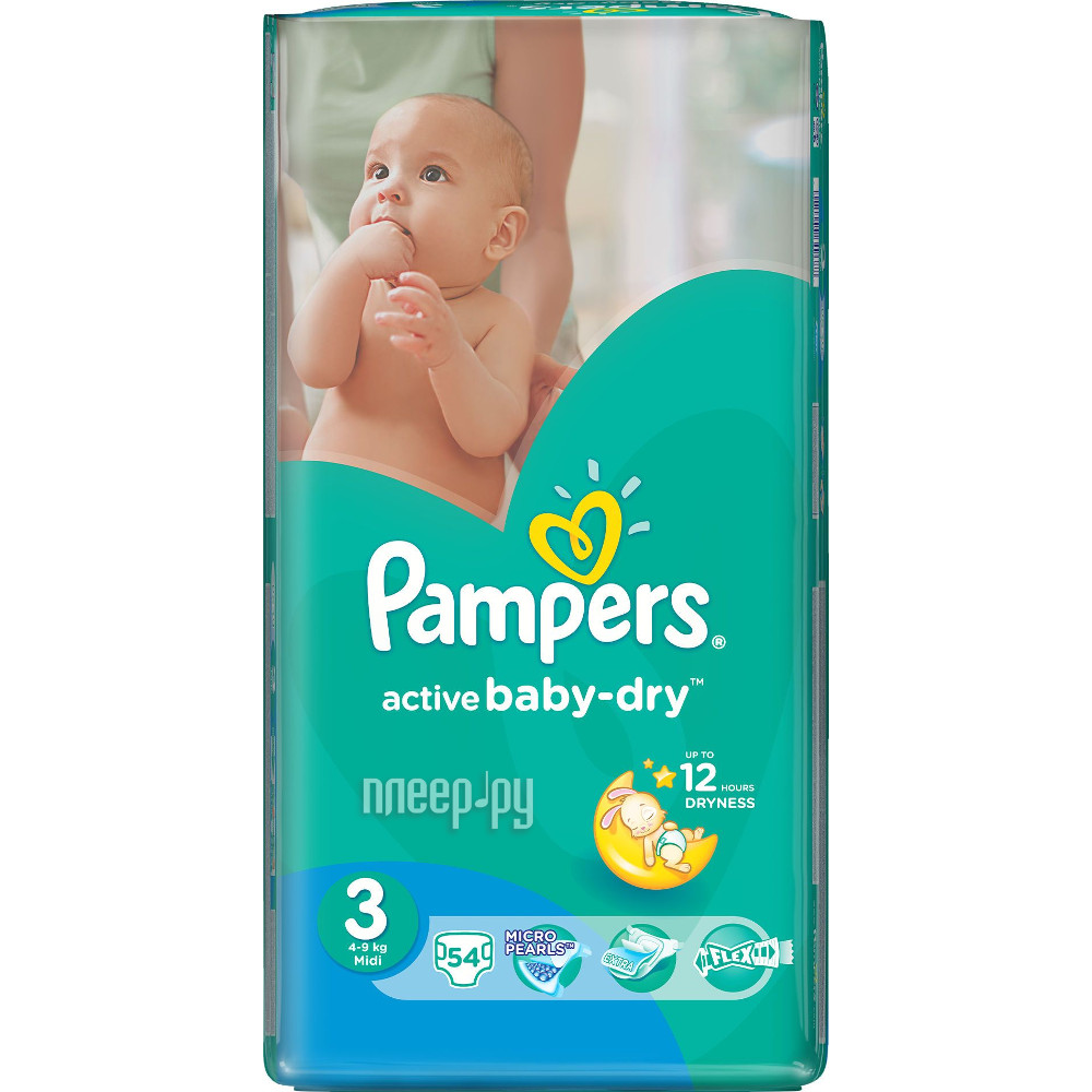 Pampers Active Baby-Dry Midi 5-9 54 4015400649687  761 