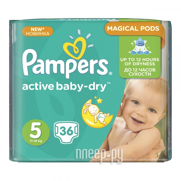  Pampers Active Baby-Dry Junior 11-18 36 4015400649809  664 