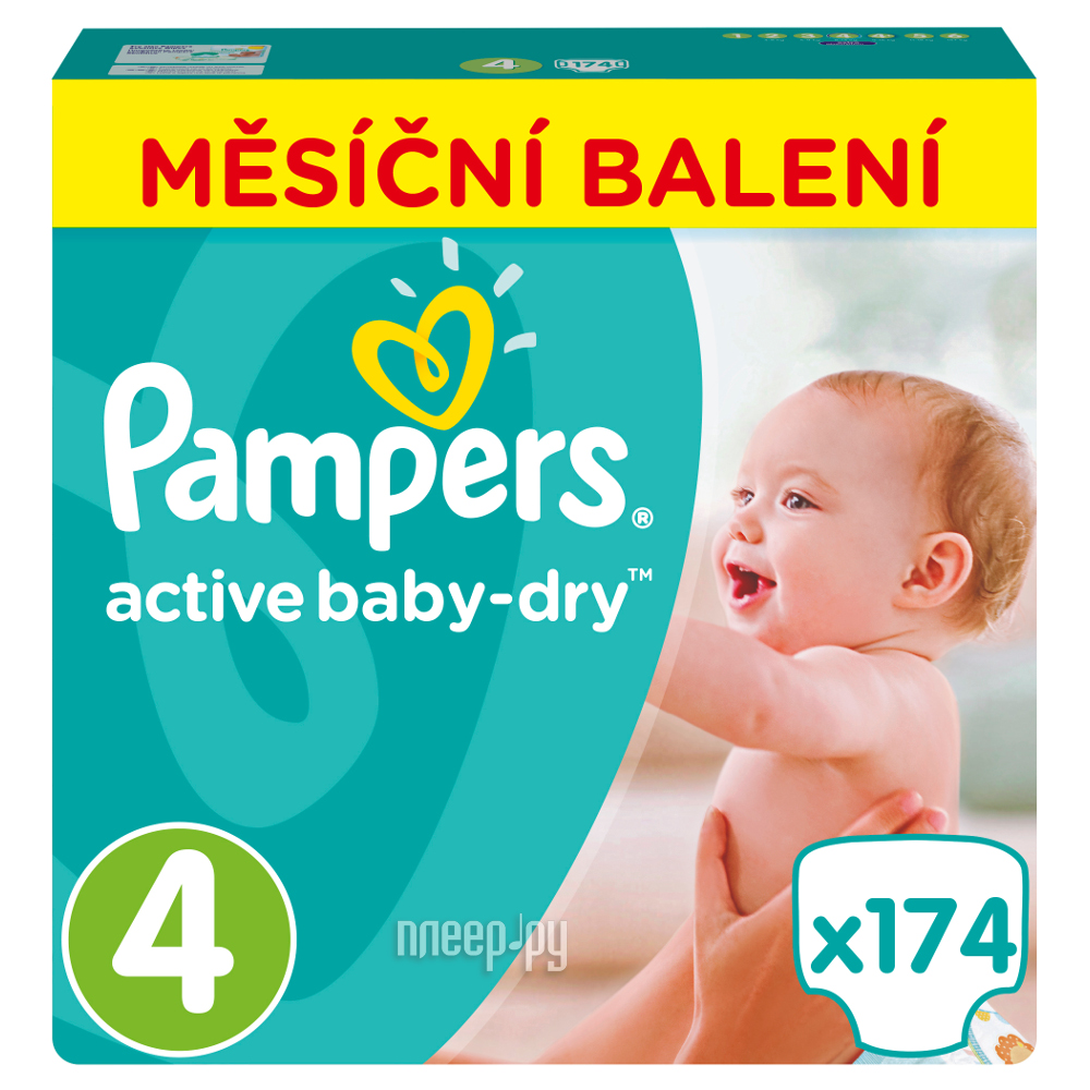  Pampers Active Baby-Dry Maxi 8-14 174 8001090172556 