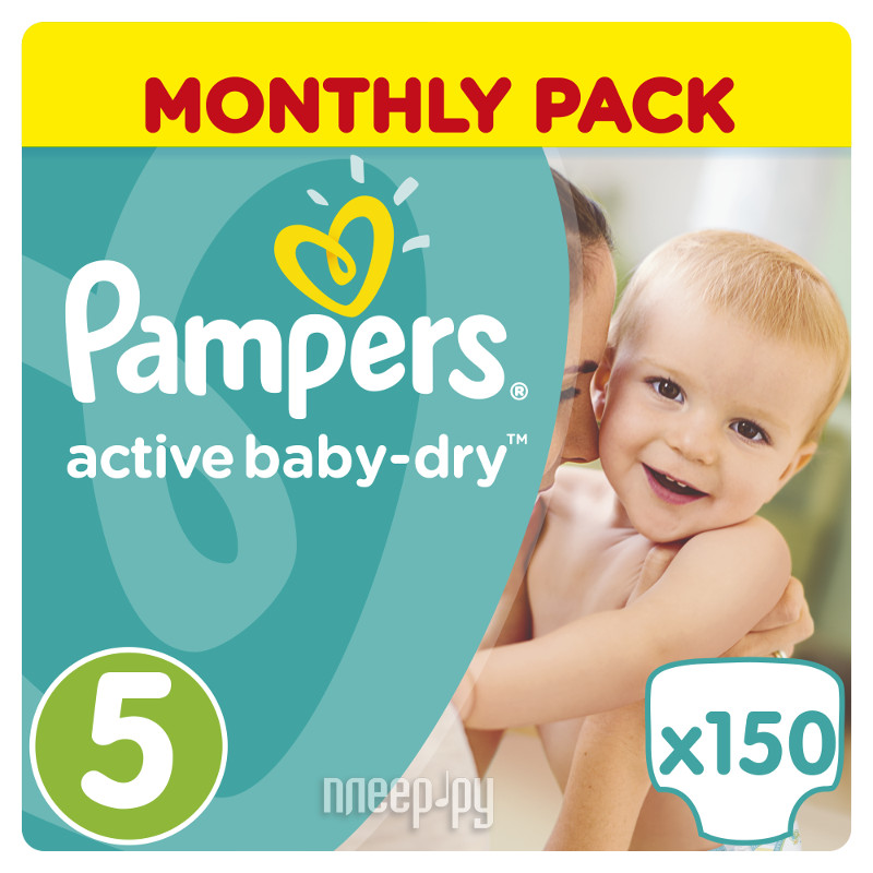  Pampers Active Baby-Dry Junior 11-18 150 8001090172594