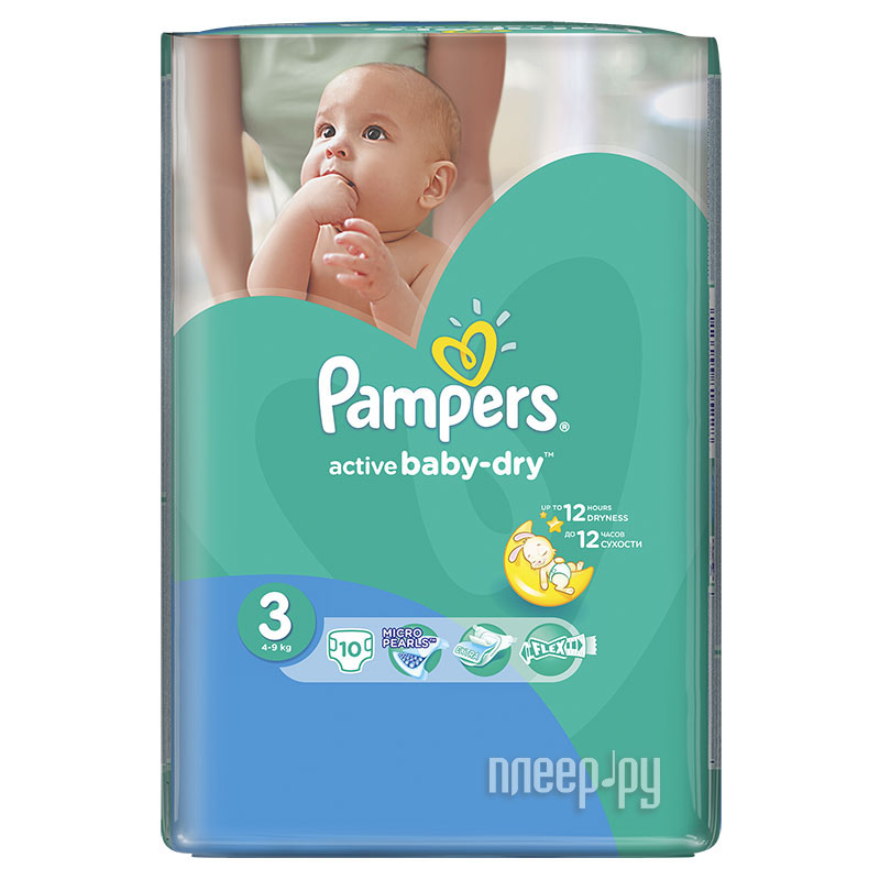  Pampers Active Baby-Dry Midi 4-9 10 4015400815228 