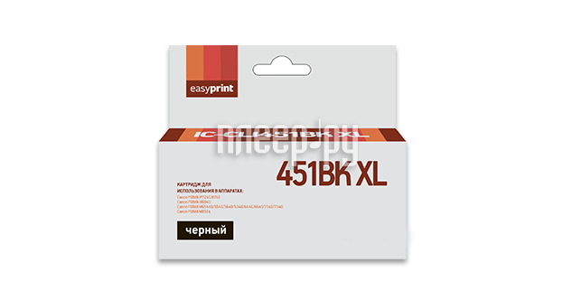  EasyPrint IC-CLI451BK XL Black  Canon PIXMA iP7240 / 8740 / iX6840 / MG5440 / 5540 / 5640 / 6340 / 6440 / 6640 / 7140 / 7540 / MX924