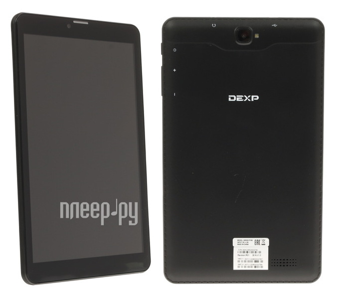  DEXP Ursus P180 Black (MediaTek MT8735 1.3 GHz / 1024Mb / 8Gb / Wi-Fi / 4G / Bluetooth / Cam / 8.0 / 1280x800 / Android)  4737 