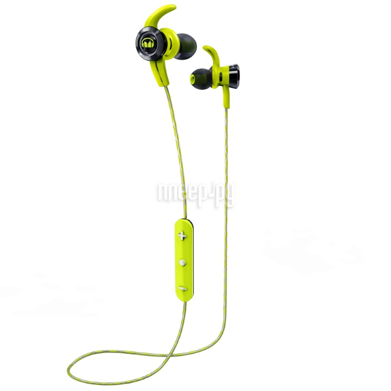  Monster iSport Victory Bluetooth Green In-Ear Wireless 137086-00