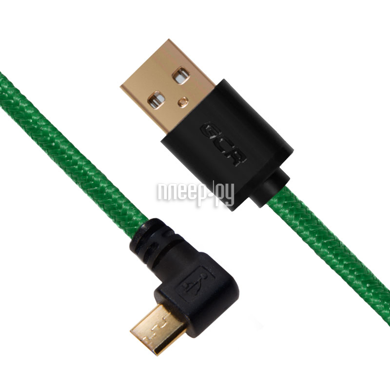  Greenconnect Micro USB 2.0 AM - Micro B 5pin 2.0m Green GCR-UA11AMCB6-BB2S-G-2.0m  383 