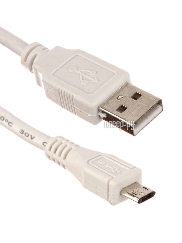  Greenconnect Micro USB 2.0 AM - Micro B 5pin 1.5m White GCR-UA9MCBD3-BC2S-1.5m