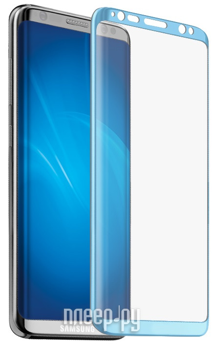    Samsung S8 Plus Zibelino TG 0.33mm 3D Blue ZTG-3D-SAM-S8-PLS-BLU 