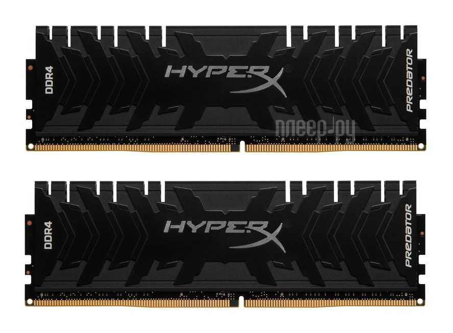   Kingston HyperX Predator DDR4 DIMM 2400MHz PC4-19200 CL12 - 16Gb KIT (2x8Gb) HX424C12PB3K2 / 16  11425 