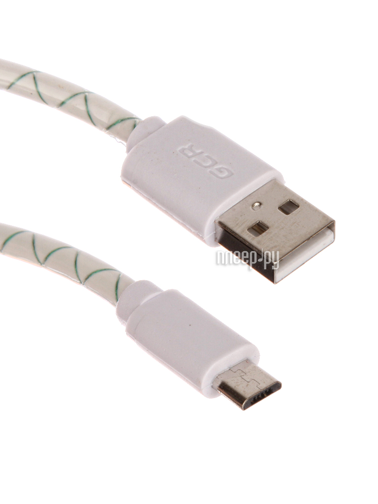 Greenconnect USB AM - micro B 5pin 0.5m White-Green