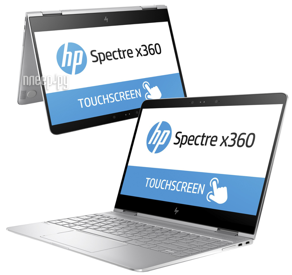  HP Spectre x360 13-ac002ur 1DM58EA (Intel Core i7-7500U 2.7 GHz / 16384Mb / 512Gb SSD / No ODD / Intel HD Graphics / Wi-Fi / Bluetooth / Cam / 13.3 / 3840x2160 / Touchscreen / Windows 10 64-bit) 