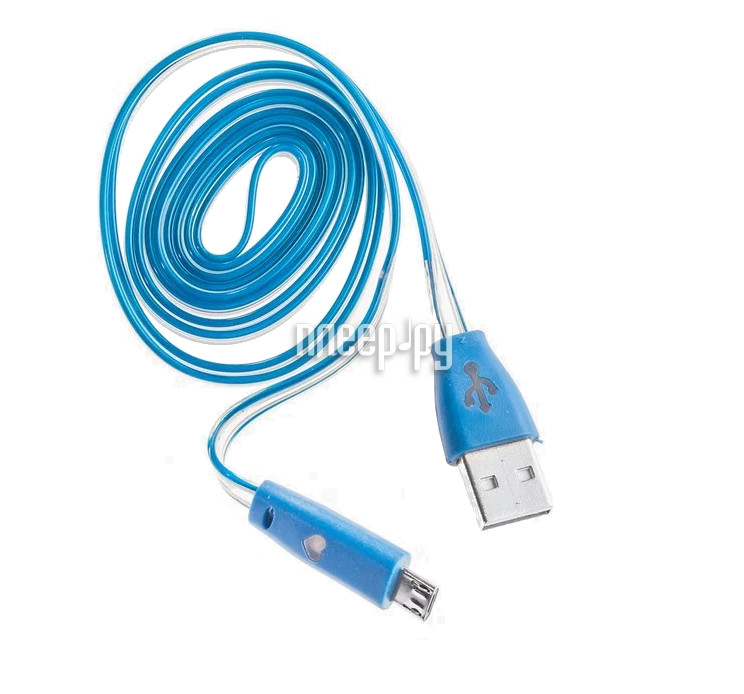  Prolike USB Micro 5 pin AM-BM 1.2m Blue PL-AD-TSLED-1,2-BU 