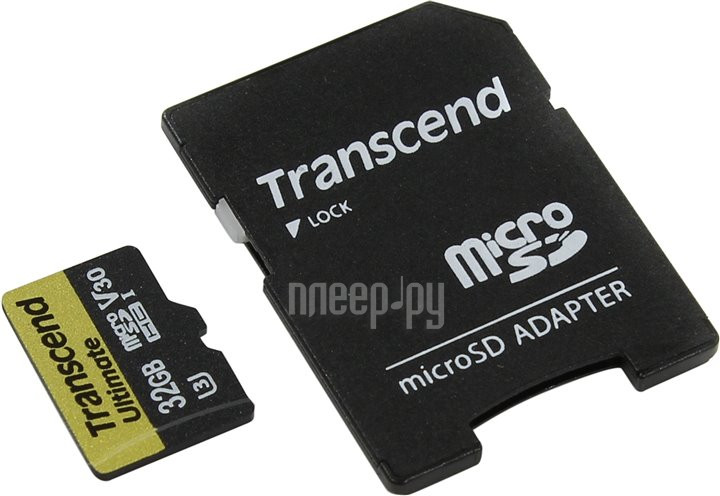   64Gb - Transcend - Micro Secure Digital XC Class 10 UHS-I TS64GUSDU3M    SD  6660 
