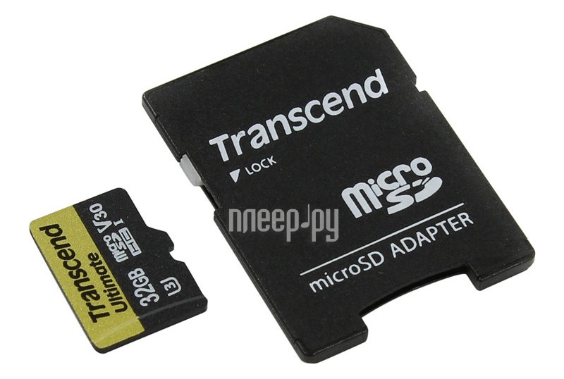   32Gb - Transcend - Micro Secure Digital HC Class 10 UHS-I TS32GUSDU3M    SD