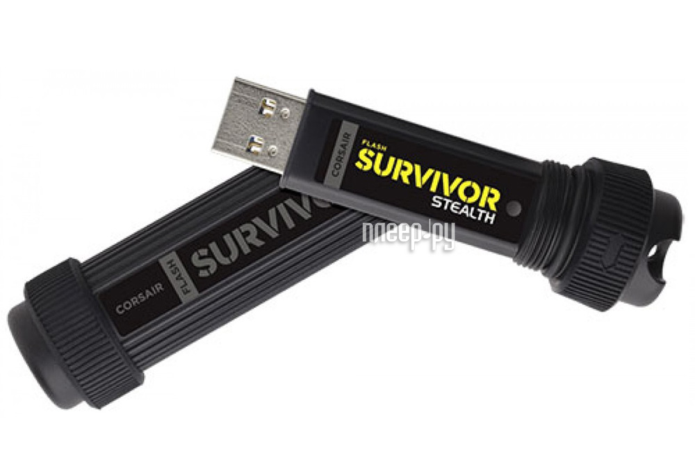 USB Flash Drive 64Gb - Corsair Flash Survivor Stealth USB 3.0 CMFSS3B-64GB