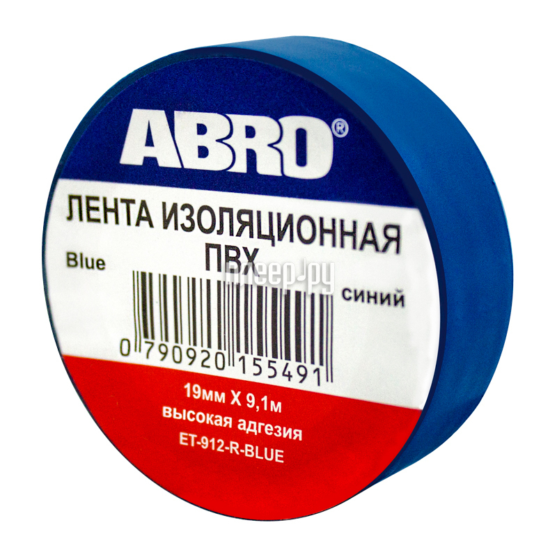  ABRO 19mm x 0.12mm x 9.1m Blue ET-912-R-BL  120 