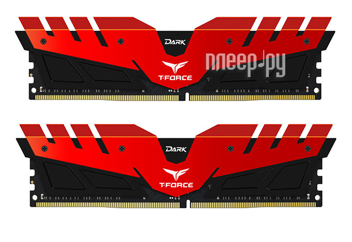   Team Group T-Force Dark Red DDR4 DIMM 3000MHz PC4-24000 CL16 - 32Gb KIT (2x16Gb) TDRED432G3000HC16CDC01  21274 
