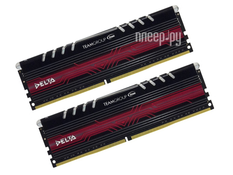   Team Group Delta Red UD-D4 DDR4 DIMM 3000MHz PC4-24000 CL16 - 16Gb KIT (2x8Gb) TDTRD416G3000HC16CDC01