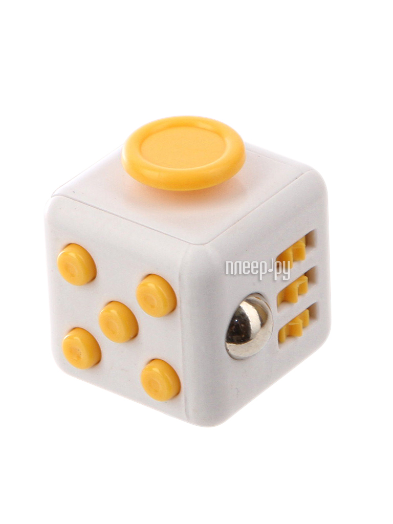   Fidget Cube White-Yellow  201 