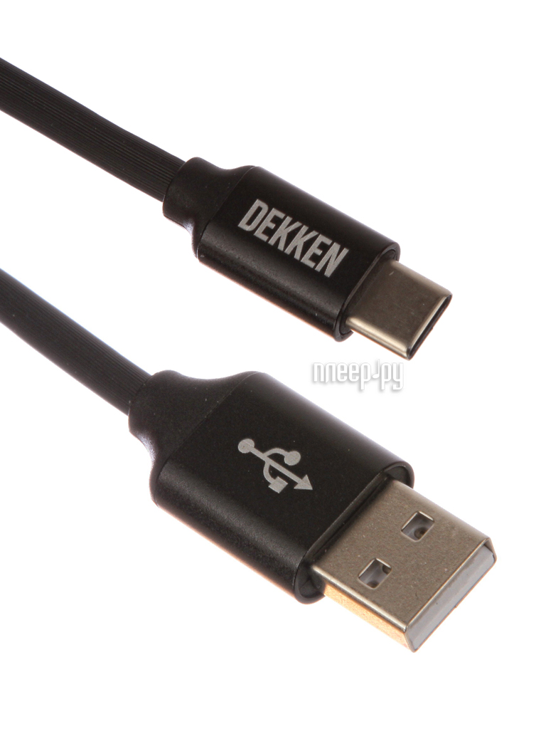  Dekken USB - Type-C 1m Black 20913  400 