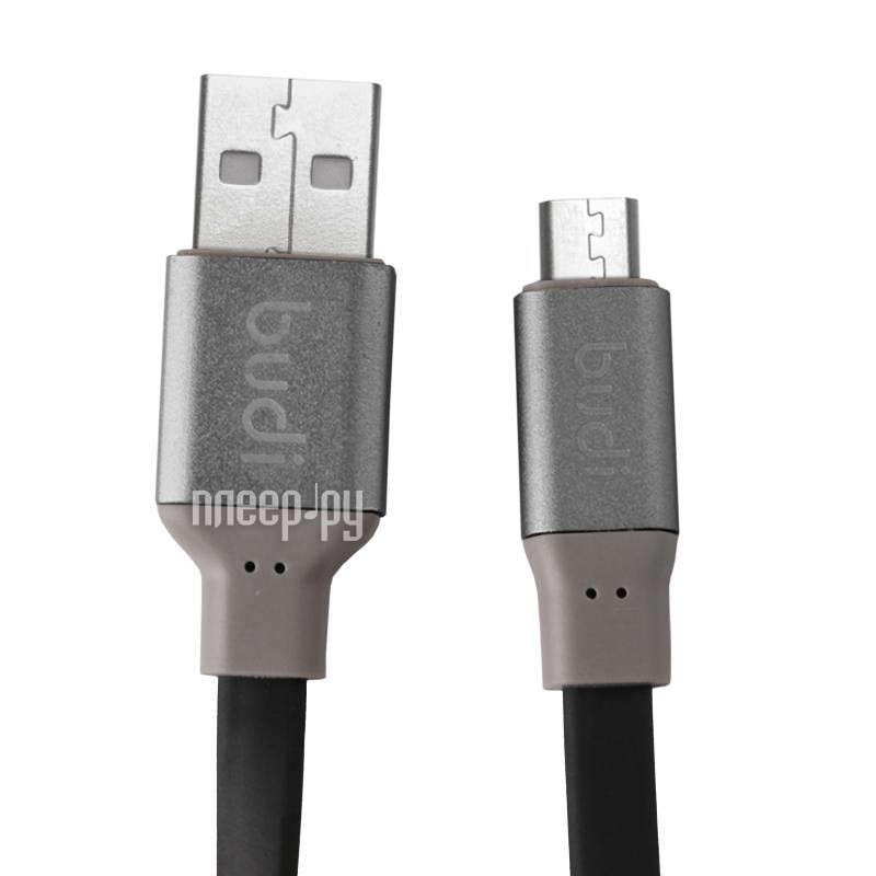  Budi USB - MicroUSB M8J161M 1.2m Black