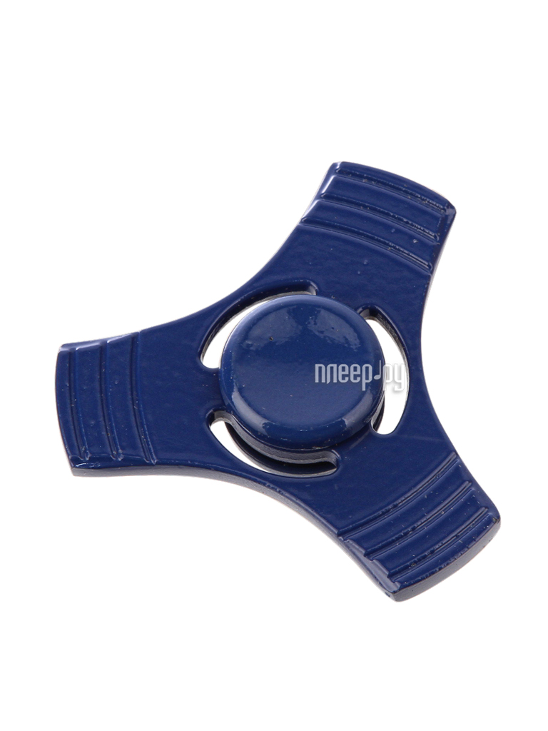  Aojiate Toys Finger Spinner Metal with Lines Blue RV573 