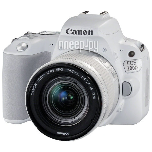  Canon EOS 200D Kit EF-S 18-55mm f / 3.5-5.6 IS STM White 