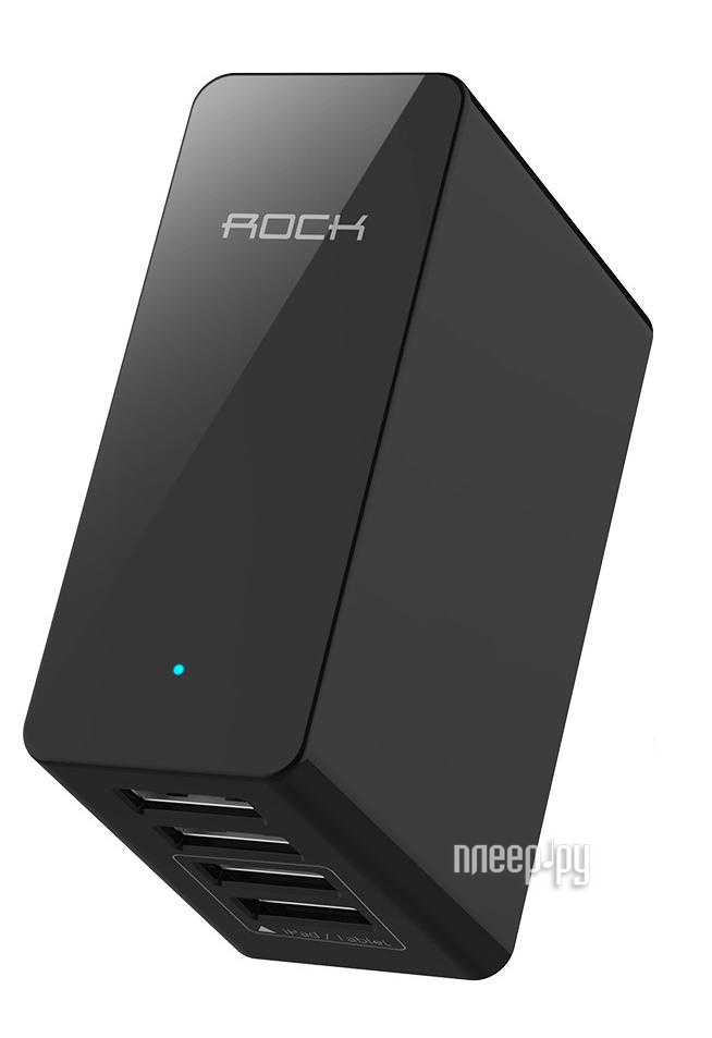   Rock Rocket Travel 4xUSB 6.8A RWC0209 Black 