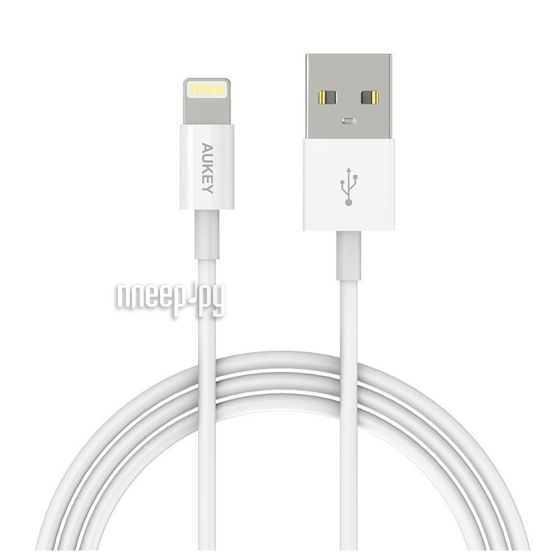  Aukey USB - Lightning 20cm White CB-D8