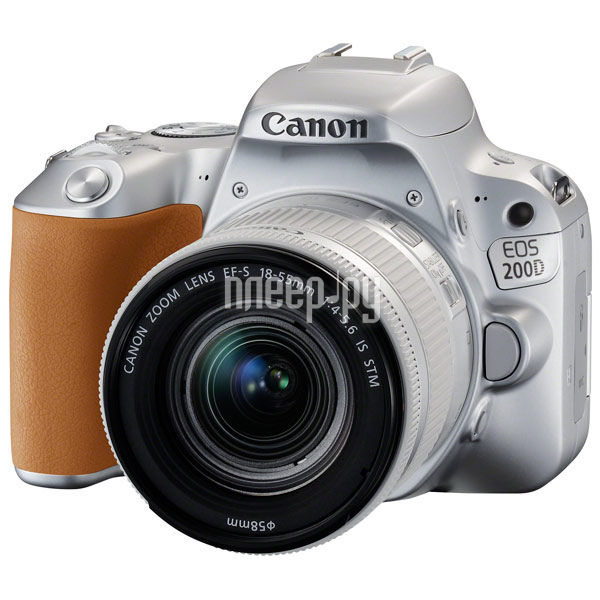  Canon EOS 200D Kit EF-S 18-55mm f / 3.5-5.6 IS STM Silver