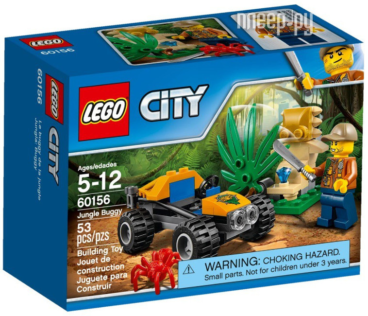  Lego City Jungle Explorer      60156  224 