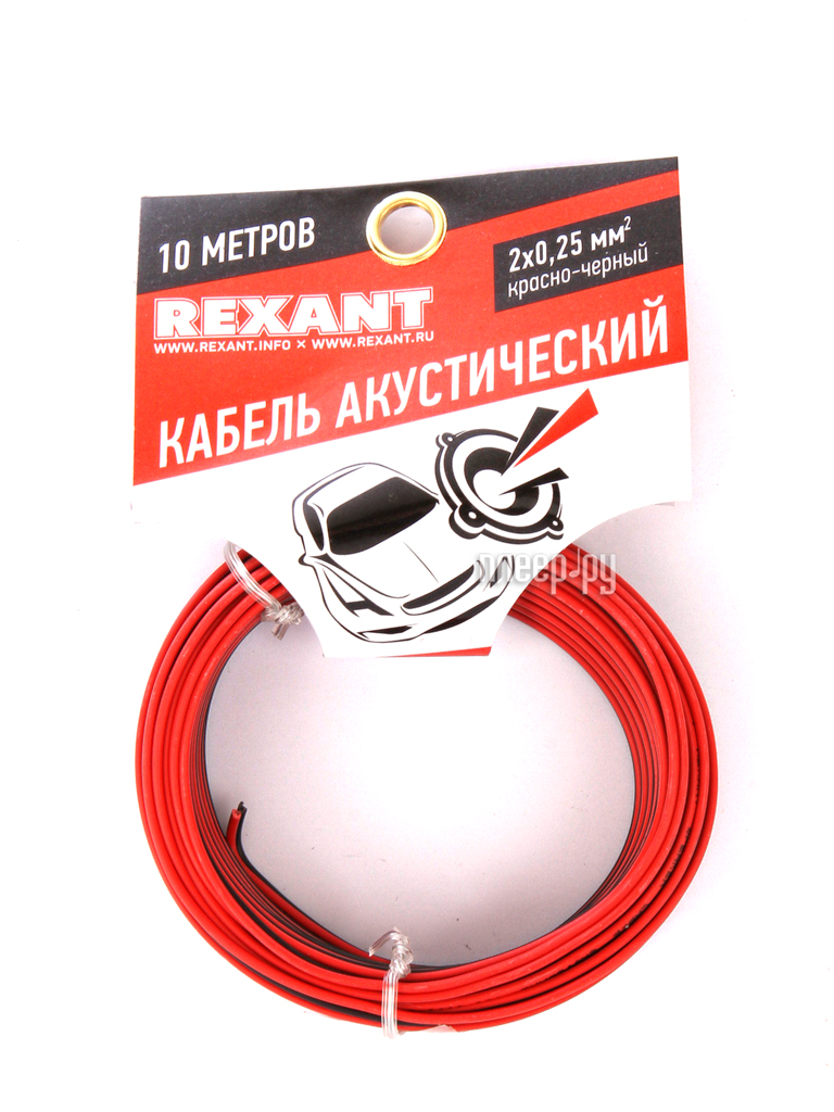  Rexant 20.25mm2 10m Red-Black 01-6101-3-10 