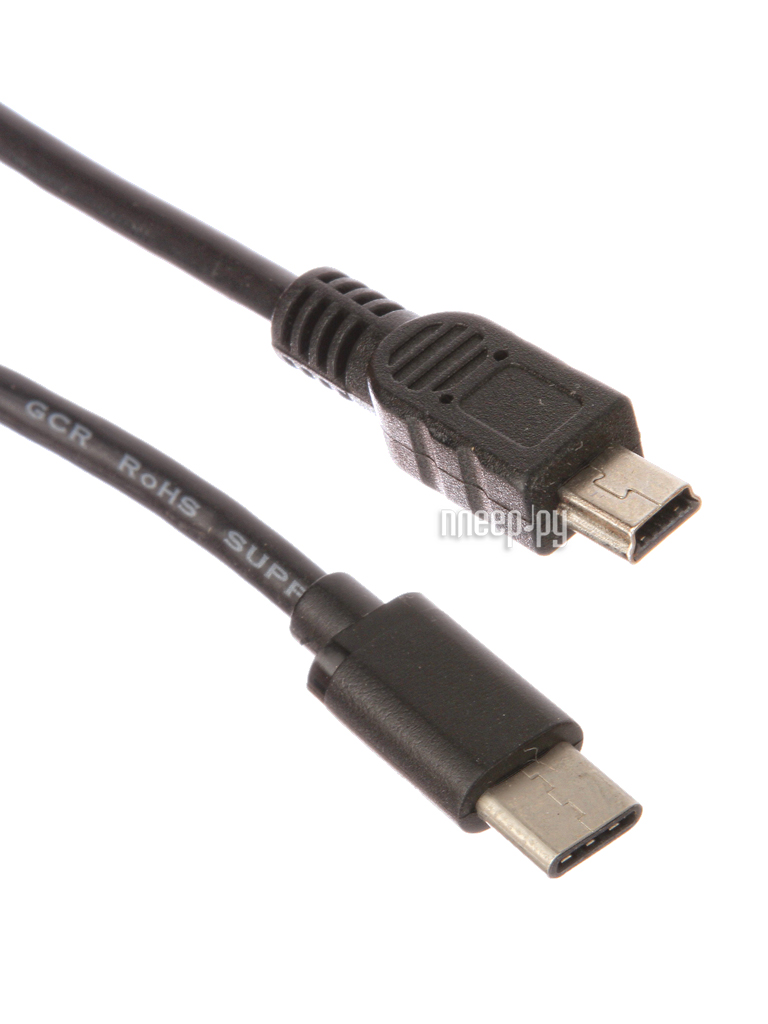  Greenconnect USB Type C - USB 2.0 0.5m Black GCR-UC1MNB-BB2S-0.5m  701 