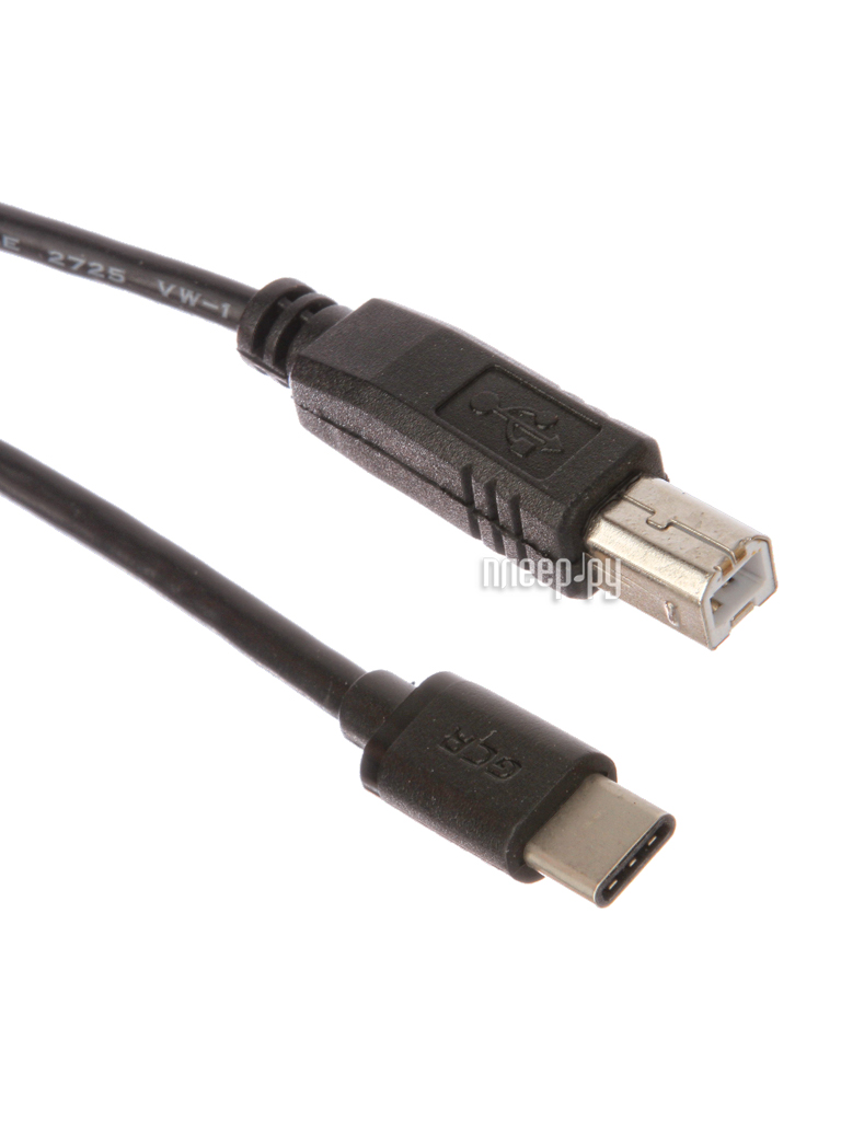  Greenconnect USB Type C - USB 2.0 1.0m Black GCR-UC1BM-BB2S-1.0m  628 