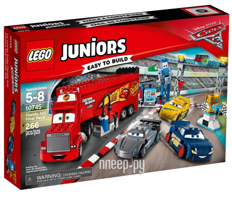 Конструктор Lego Juniors Финальная гонка Флорида 500 10745