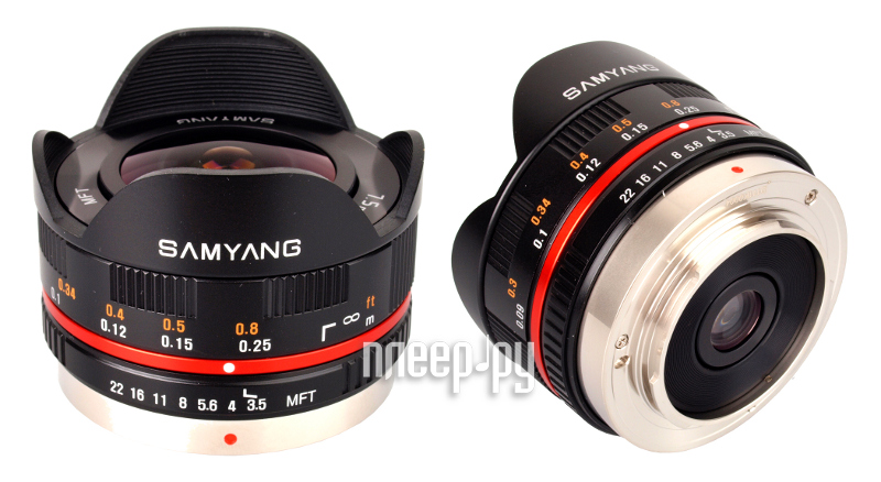  Samyang 7.5mm f / 3.5 UMC Fish-eye Micro 4 / 3 