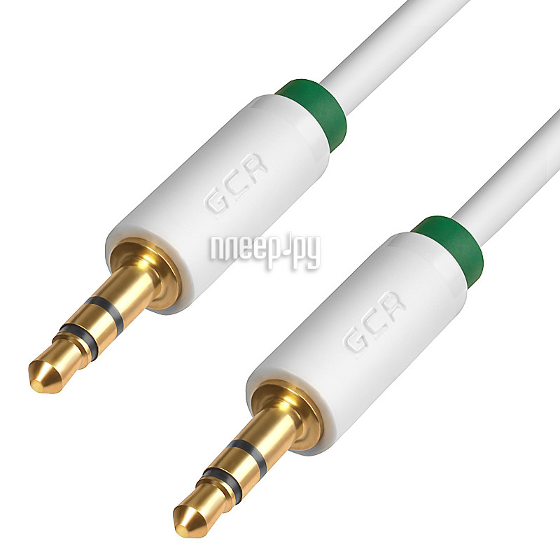  Greenconnect Jack 3.5mm - Jack 3.5mm 1.0m White GCR-AVC1662-1.0m
