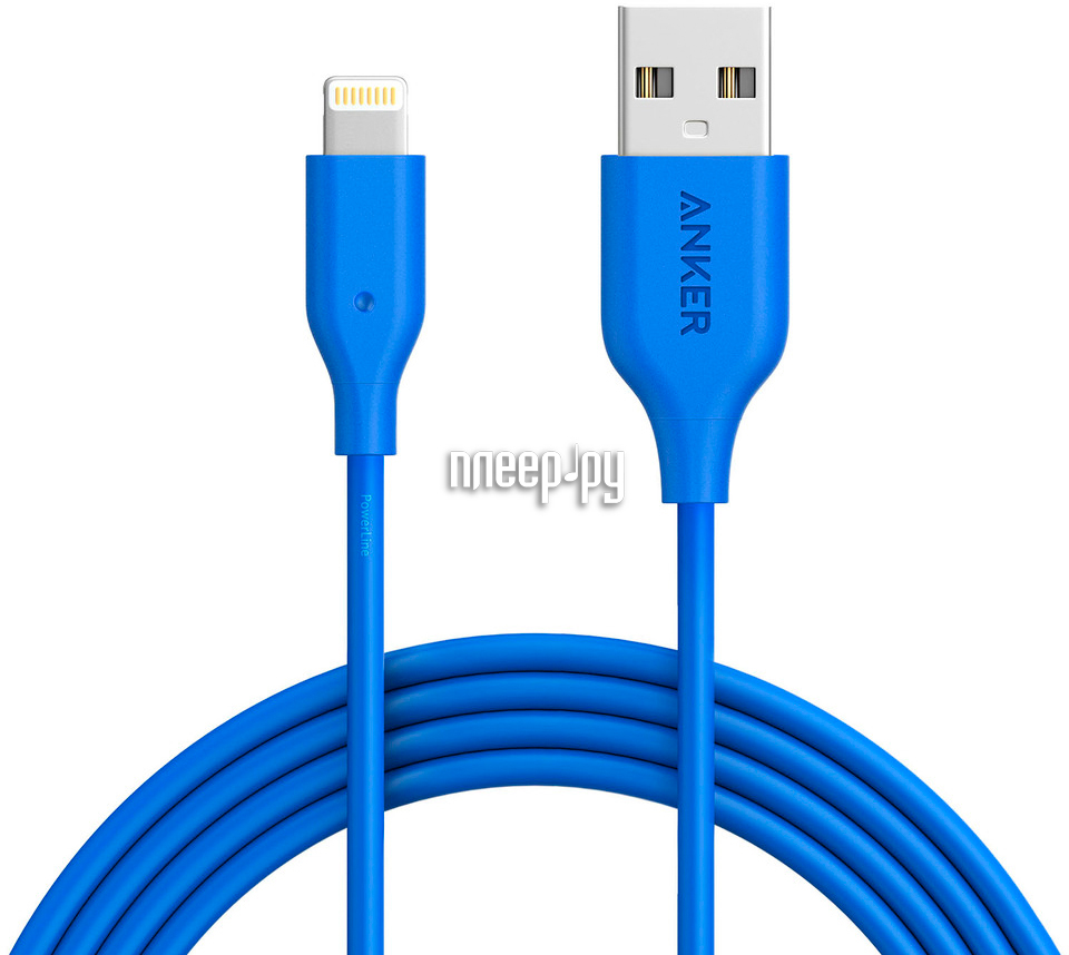  Anker PowerLine USB - Lightning 1.8m A8112H31 Blue 908158 