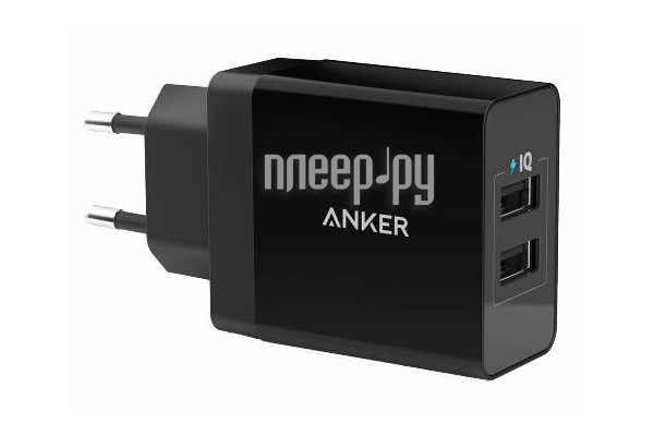   Anker 2xUSB Charger micro USB Cable B2021L11 Black 907009 