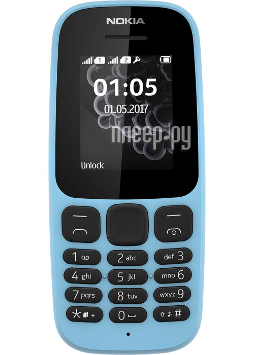   Nokia 105 Dual Sim TA-1034 Blue 