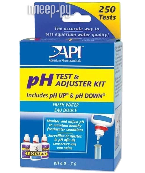 API Freshwater Deluxe pH Test Kit A29A  754 
