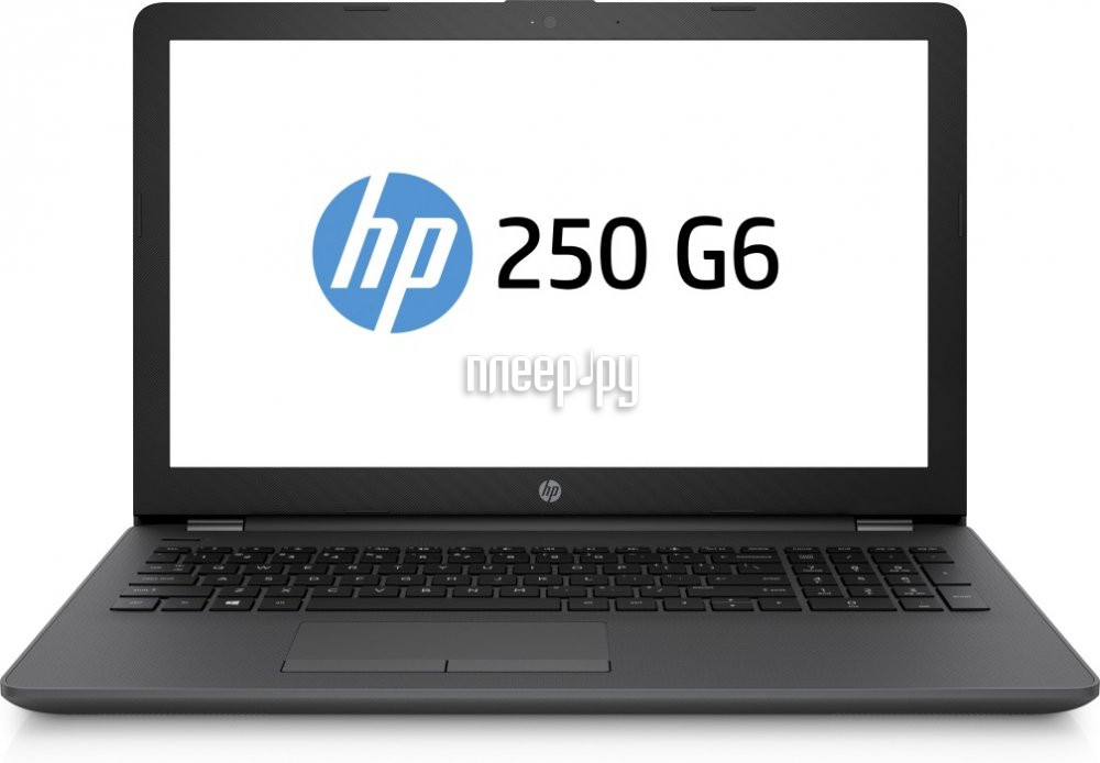  HP 250 G6 1WY50EA (Intel Celeron N3060 1.6 GHz / 4096Mb / 1000Gb / DVD-RW / Intel HD Graphics / Wi-Fi / Bluetooth / Cam / 15.6 / 1366x768 / DOS) 