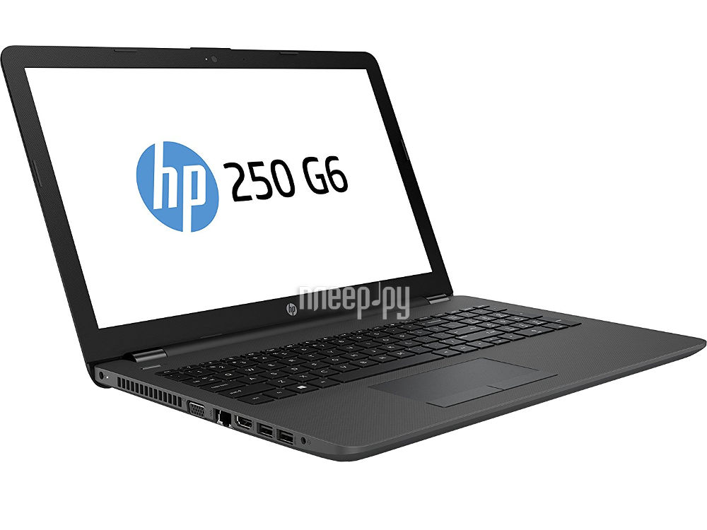  HP 250 G6 1WY08EA (Intel Core i3-6006U 2.0 GHz / 4096Mb / 500Gb / DVD-RW / Intel HD Graphics / Wi-Fi / Bluetooth / Cam / 15.6 / 1366x768 / DOS)