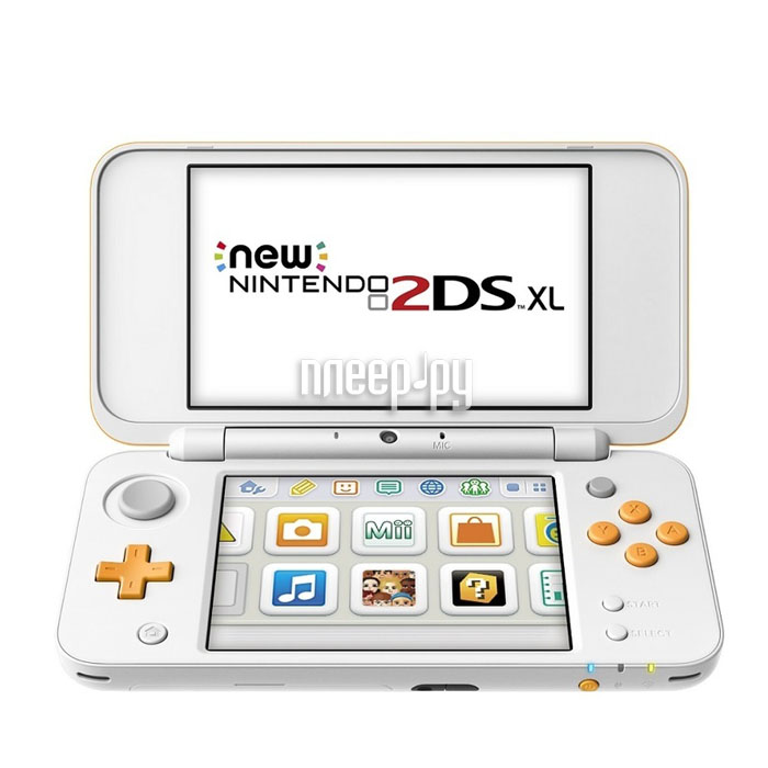   Nintendo 2DS XL White-Orange ConNd2D10 