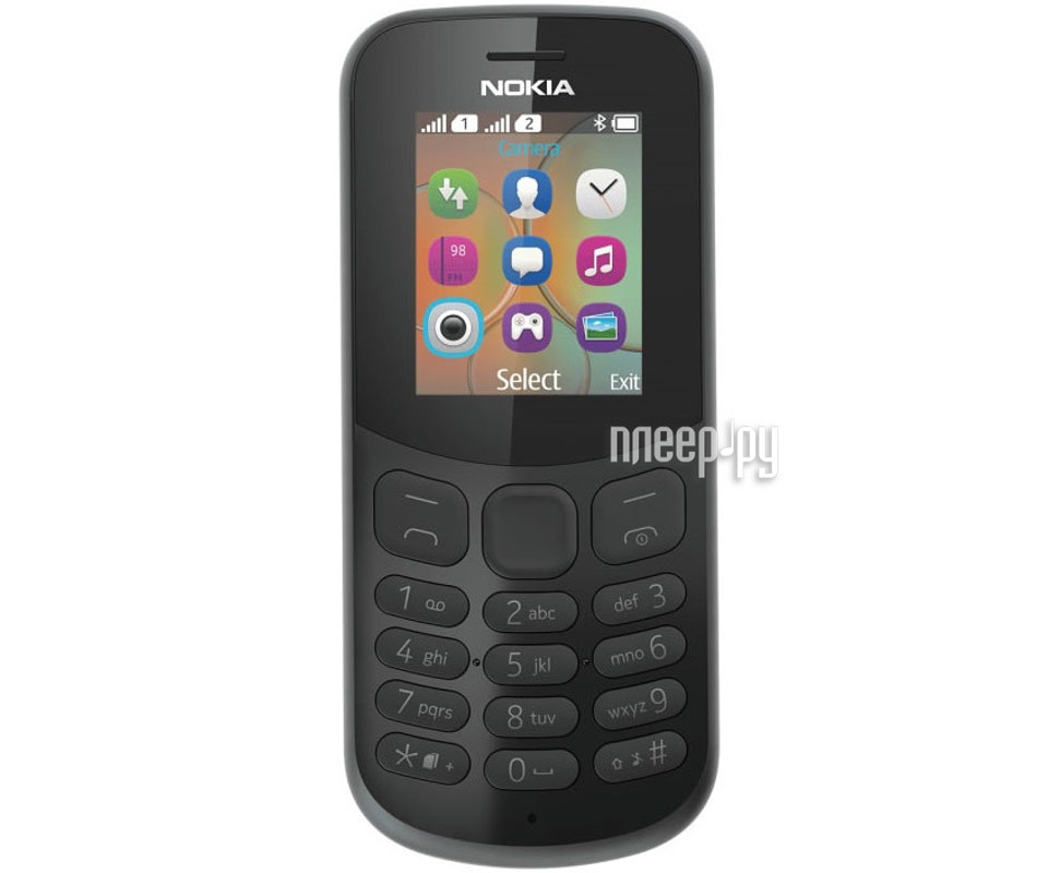   Nokia 130 Dual Sim TA-1017 Black  1438 