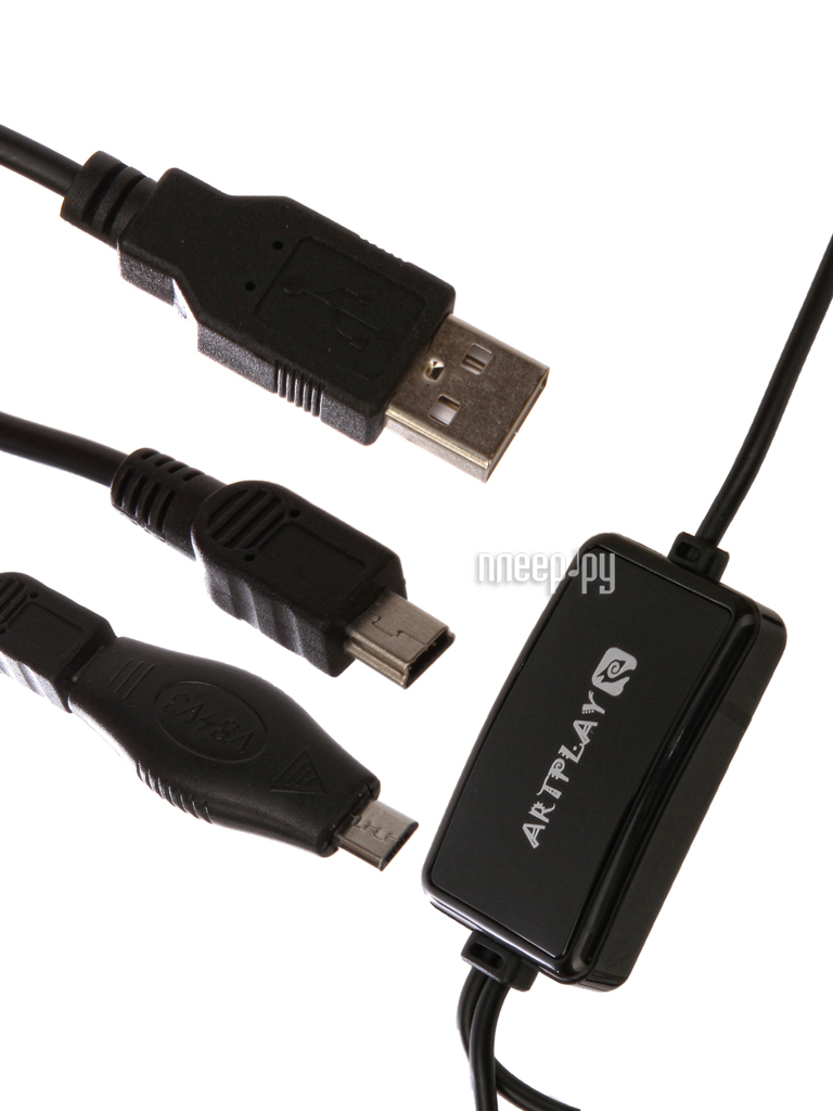 Artplays USB to 2 x Mini USB + Micro USB ACPS466  557 
