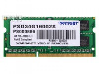 Фото Patriot Memory DDR3 SO-DIMM 1600Mhz PC3-12800 - 4Gb PSD34G16002S